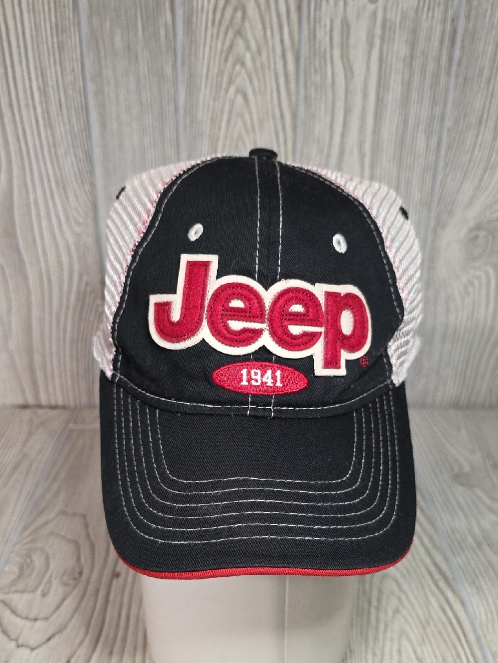 Jedco Jeep 1941 Embroidered Patch Truck Baseball Hat Adjustable Strap